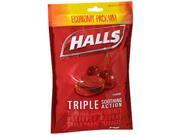 Halls Cough Suppressant Drops Cherry 80 ct