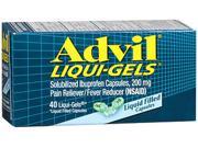 Advil Pain Reliever Fever Reducer Liqui Gels 40 ct