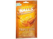 Halls Mentho Lyptus Drops Honey Lemon 30 ct