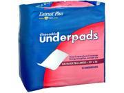 Entrust Plus Disposable Underpads Extra Extra Large 40 ct