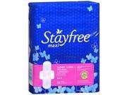 Stayfree Maxi Pads Super Long with Wings 16 ct cs of 9