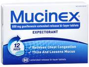Mucinex Extended Release Tablets 60 Ct.