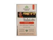 Organic India Tulsi Tea Ginger 18 Tea Bags Case Of 6