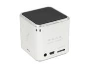 Mini USB Speaker Music Player FM Radio For Micro SD TF PC iPod MP3 iPhone4 IP46L Silver
