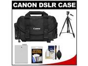 Canon 2400 Digital SLR Camera Case Gadget Bag with LP E8 Battery Tripod Accessory Kit
