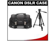Canon 200DG Digital SLR Camera Case Gadget Bag with 58 Photo Video Tripod Kit