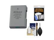 Nikon EN EL14a Rechargeable Li ion Battery with Cleaning Kit for Coolpix P7700 P7800 D3100 D3200 D5100 D5200 D5300 DSLR Camera