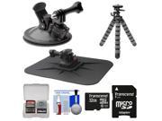 Essentials Bundle for Replay XD 1080 Mini Action Video Camera Camcorder with Car Suction Cup Dashboard Mounts 32GB Card Flex Tripod Kit