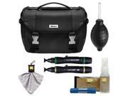 Nikon Deluxe Digital SLR Camera Case Gadget Bag with Complete Nikon Cleaning Kit