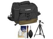 Canon 100EG Digital SLR Camera Case Gadget Bag with 58 Photo Video Tripod