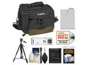 Canon 100EG Digital SLR Camera Case Gadget Bag with LP E8 Battery Tripod Accessory Kit