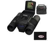 Vivitar 12x25 Binoculars with Built in Digital Camera with Case Cleaning Cloth