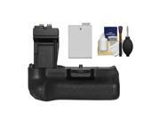 Zeikos BG E8 Battery Grip for Canon EOS Rebel T2i T3i T4i T5i Digital SLR Camera with LP E8 Battery Cleaning Kit