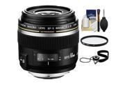 Canon EF S 60mm f 2.8 Macro USM Lens with UV Filter Accessory Kit