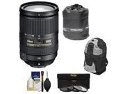 Nikon 18 300mm f 3.5 5.6G VR DX ED AF S Nikkor Zoom Lens with 3 UV ND8 CPL Filters Backpack Accessory Kit