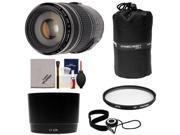 Canon EF 70 300mm f 4 5.6 IS USM Zoom Lens with UV Filter Hood Accessory Kit