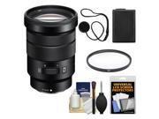 Sony Alpha E Mount 18 105mm f 4.0 OSS PZ Zoom Lens with Battery UV Filter Accessory Kit