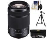 Sony Alpha A Mount 55 300mm f 4.5 5.6 DT SAM Zoom Lens with 3 UV CPL ND8 Filters Tripod Accessory Kit