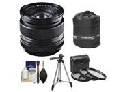 Fujifilm 14mm f 2.8 XF R Lens with 3 UV CPL ND8 Filters Lens Pouch Tripod Accessory Kit