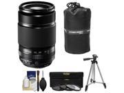 Fujifilm 55 200mm f 3.5 4.8 XF R LM OIS Zoom Lens with 3 UV CPL ND8 Filters Lens Pouch Tripod Accessory Kit