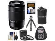 Fujifilm 50 230mm f 4.5 6.7 XC OIS Zoom Lens Black with 3 UV CPL ND8 Filters Backpack Lens Pouch Flex Tripod Accessory Kit