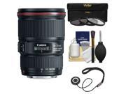 Canon EF 16 35mm f 4L IS USM Zoom Lens with UV CPL ND8 Filters Kit