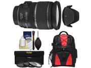 Canon EF S 17 55mm f 2.8 IS USM Zoom Lens with Backpack 3 UV CPL ND8 Filters Hood Cleaning Kit
