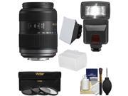 Panasonic Lumix G Vario 45 200mm f 4.0 5.6 OIS Zoom Lens for G Series Cameras with 3 Filters Flash 2 Diffusers Kit