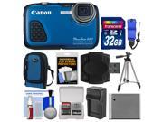 Canon PowerShot D30 Shock Waterproof GPS Digital Camera with 32GB Card Case Battery Charger Tripod Float Strap Accessory Kit