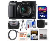 Canon PowerShot G1 X Mark II Wi Fi Digital Camera with 64GB Card Case Tripod Accessory Kit