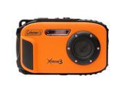 Coleman Xtreme3 C9WP Shock Waterproof 1080p HD Digital Camera Orange