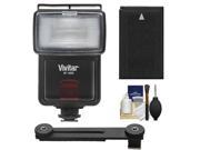 Vivitar SF 4000 Auto Bounce Zoom Slave Flash with Bracket EN EL20 Battery Cleaning Kit for Nikon 1 J1 J2 J3 S1 V3 Digital Cameras