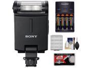Sony Alpha HVL F20M External Flash with Batteries Charger Accessory Kit