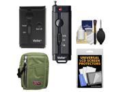 Vivitar Universal Wireless and Wired Shutter Release Remote Control with Travel Case Accessory Kit for Sony Alpha Digital SLR Cameras