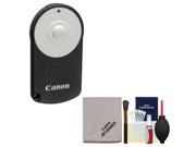 Canon RC 6 Wireless Remote Shutter Release Controller for Rebel SL1 T2i T3i T4i T5i EOS M 60D 70D 6D 7D 5D Mark III with Cleaning Kit