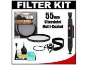 Vivitar Series 1 55mm Multi Coated UV Glass Filter with Lenspen CapKeeper Cleaning Kit