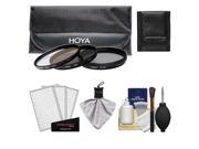 Hoya 55mm II HMC UV Circular Polarizer ND8 3 Digital Filter Set with Pouch with Cleaning Accessory Kit