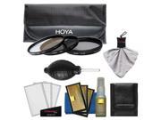 Hoya 77mm HMC UV Circular Polarizer ND8 3 Digital Filter Set with Pouch with Nikon Cleaning Accessory Kit