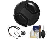 Bower 49mm Pro Series II Snap on Front Lens Cap with Accessory Kit