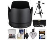 Canon ET 87 Lens Hood for EF 70 200mm f 2.8 L II IS USM with 3 UV ND8 CPL Filter Set Tripod Accessory Kit