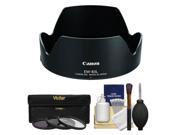 Canon EW 83L Lens Hood for EF 24 70mm f 4L IS USM with 3 UV ND8 CPL Filters Accessory Kit