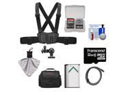 Sony AKA CMH1 Chest Mount Harness for Action Cam with 32GB Card NP BX1 Battery Case HDMI Cable Accessory Kit