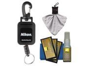 Nikon Retractable Rangefinder Tether with Cleaning Kit