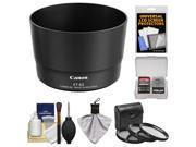 Canon ET 63 Lens Hood for EF S 55 250mm f 4.0 5.6 IS STM with 3 UV CPL ND8 Filters Accessory Kit