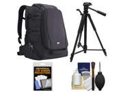 Case Logic DSB 103 Luminosity Digital SLR Camera Backpack Case Black with Tripod Accessory Kit