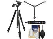 Davis Sanford Magnum XG 72 Pro Photo Video Tripod with 3 Way Fluid Pan Head Case with Tripod Dolly Cleaning Kit