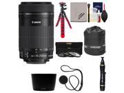 Canon EF S 55 250mm f 4.0 5.6 IS STM Zoom Lens with Case Flex Tripod 3 UV CPL ND8 Filters Hood Accessory Kit