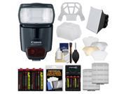 Canon Speedlite 430EX III RT Flash Soft Box Diffuser Batteries Charger Kit for Rebel T5 T5i T6i T6s EOS 70D 7D 6D 5D Mark II III 5Ds R