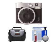 Fujifilm Instax Mini 90 Neo Classic Instant Film Camera with Case Cleaning Kit