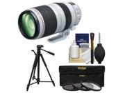 Canon EF 100 400mm f 4.5 5.6 L IS II USM Telephoto Zoom Lens with 3 UV CPL ND8 Filters Tripod Cleaning Kit